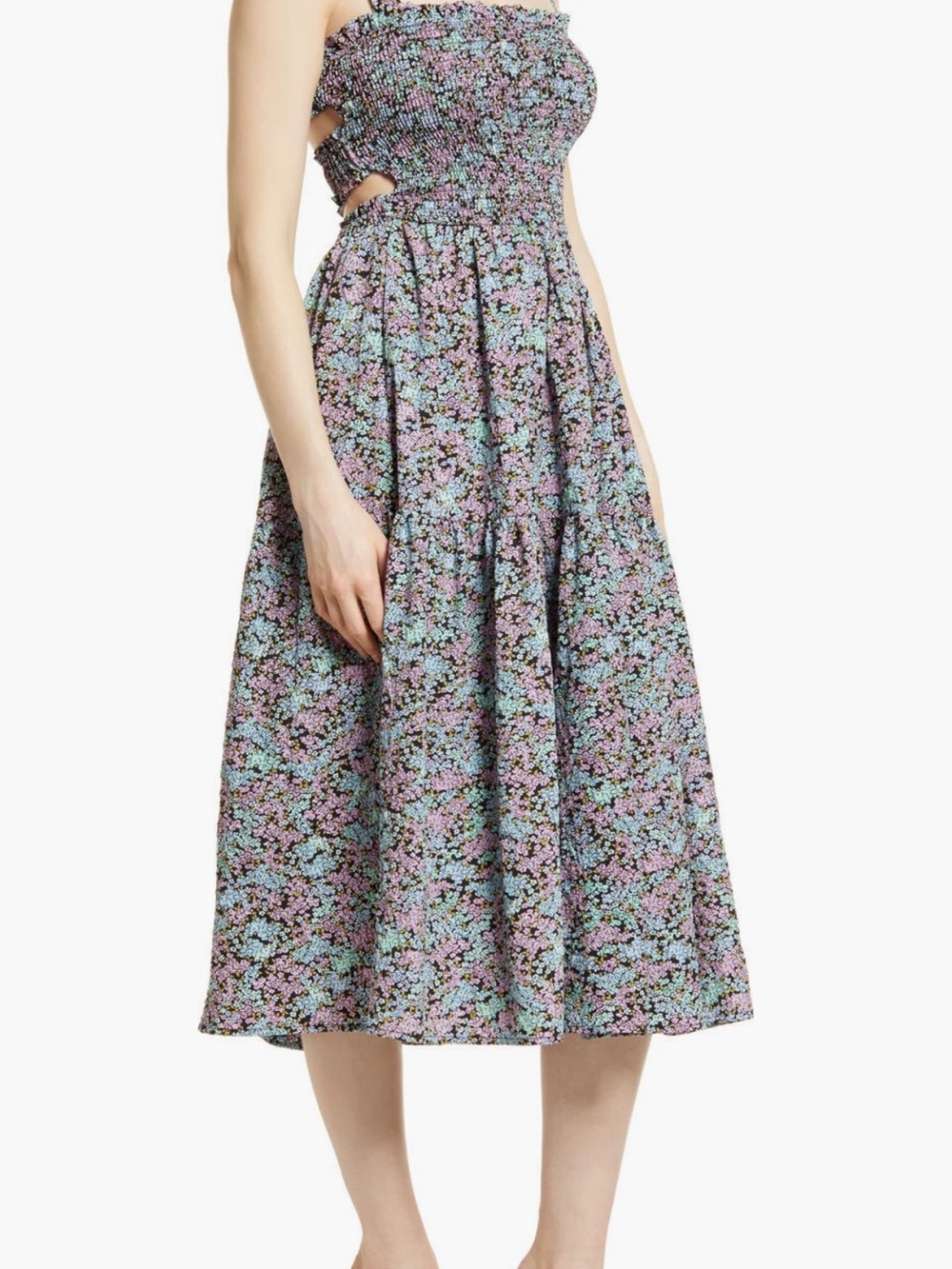Pre-Owned. Vero Moda Mollie Sleeveless Midi Dress. Great Condition. - Picture 3 of 16